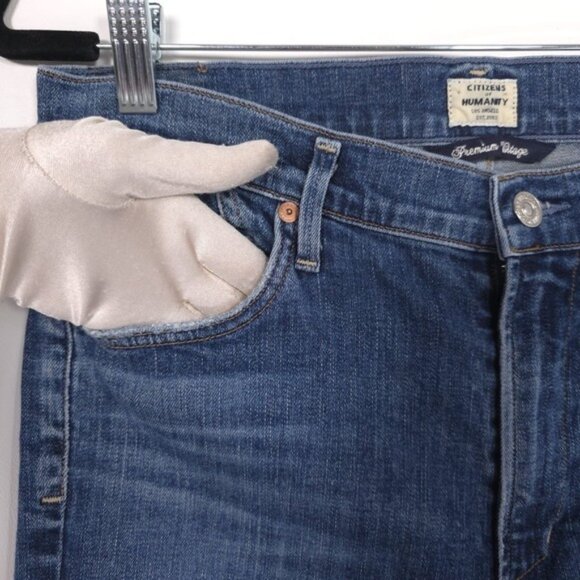 CITIZENS OF HUMANITY Women's Jeans 30 Premium Vintage Cara High Cigarette Ankle - Picture 11 of 13